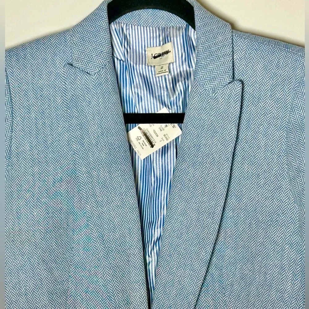 J. Crew Factory Light Blue Blazer - Picture 13 of 16